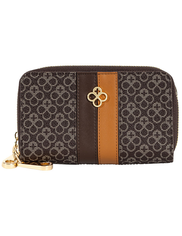 CARTERA CHICA CON DOBLE CIERRE JI 618