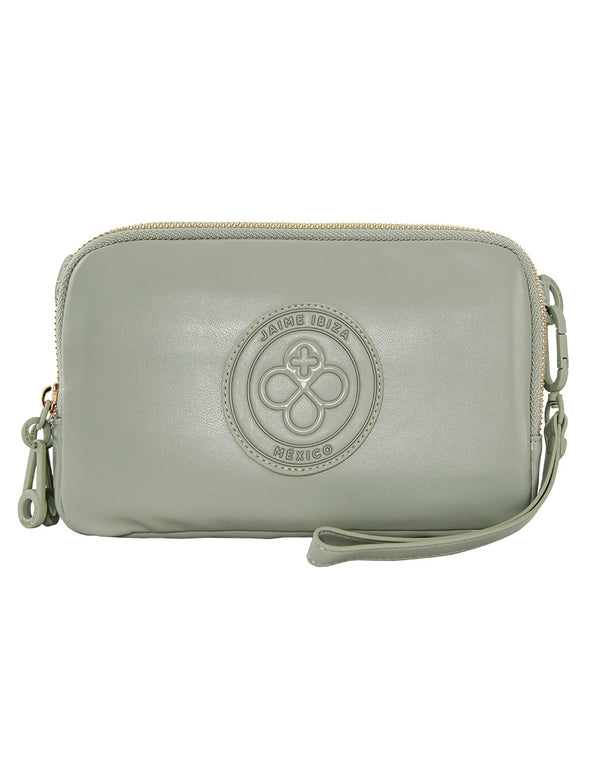 CARTERA CROSSBODY GRANDE CON DOBLE CIERRE JAIME IBIZA JI 641